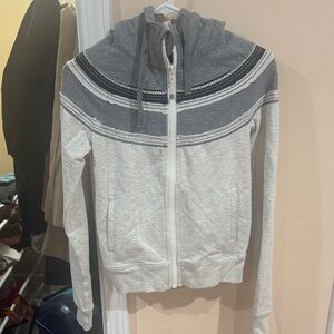 lululemon athletica Gray and White Jacket